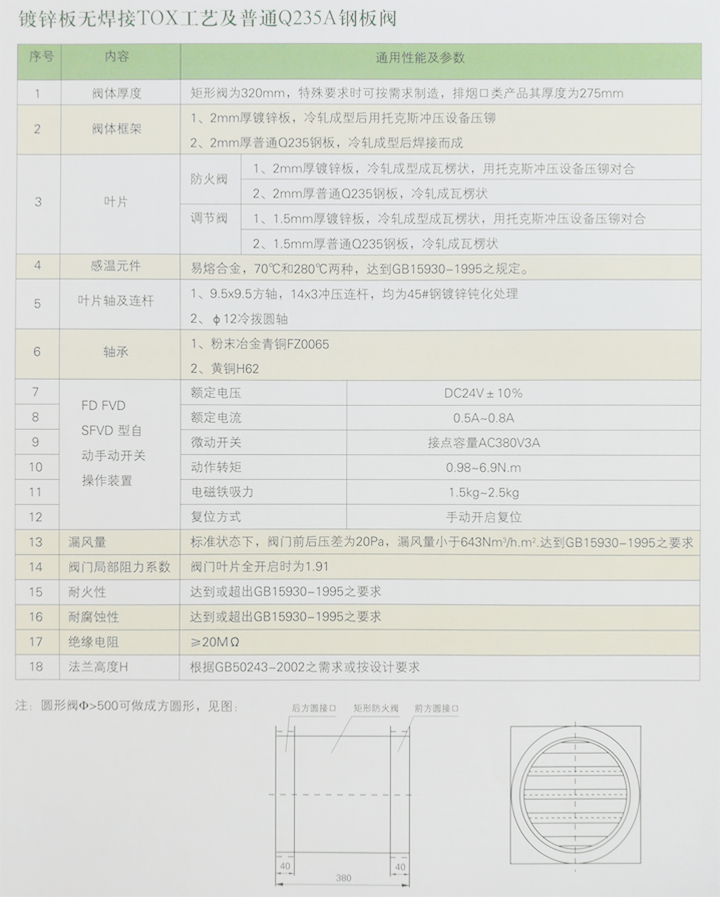 防火、排煙閥通用全放2